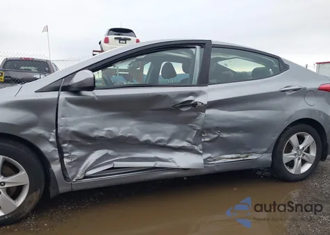 2013 Hyundai Elantra Gls из США, поврежденный, VIN KMHDH4AEXDU946791